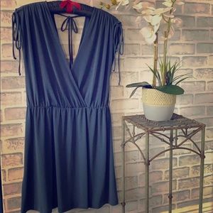 BCBGeneration Shoulder Tie Surplus Dress